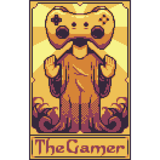 Pixel Art Poster TheGamer Retro Style Gaming Decor