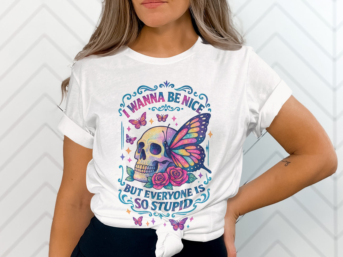 I Wanna Be Nice But Everyone Is So Stupid shirt