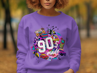 90s Made Retro Vibes Graphic Sweatshirt Product