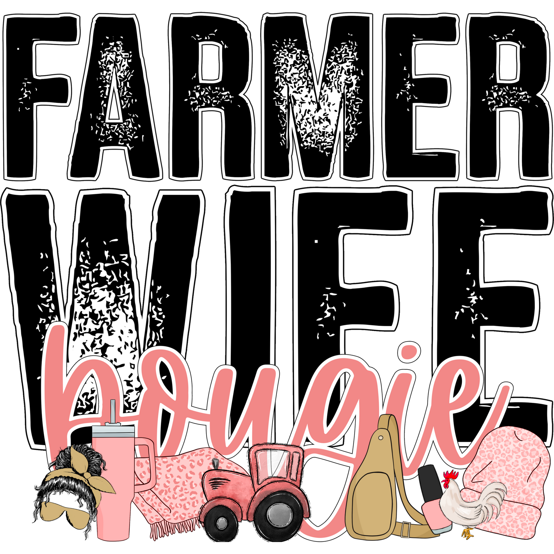 Farmer Wife Bougie Fashion Statement Tee