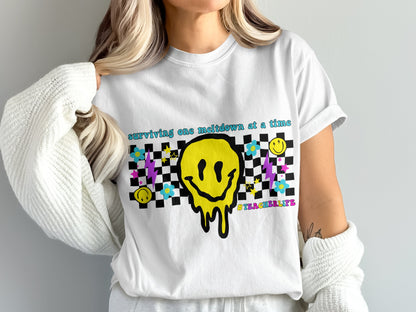 Surviving One Meltdown At A Time Graphic Tee