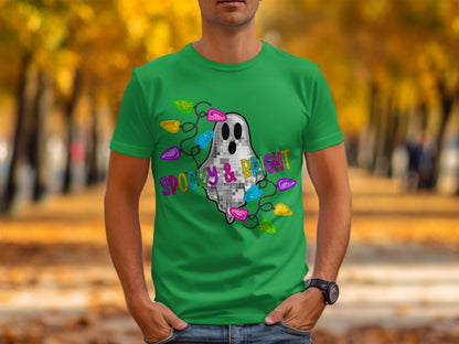 Spooky and Bright Graphic T-Shirt for Halloween Fun