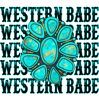 Western Babe Turquoise Stone Design Product