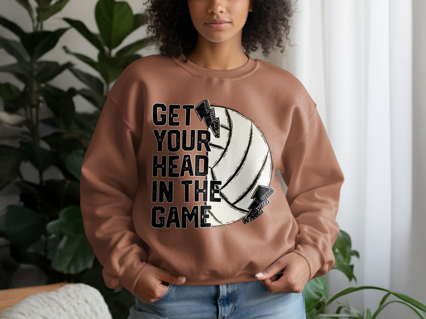 Get Your Head In The Game Volleyball Sweatshirt