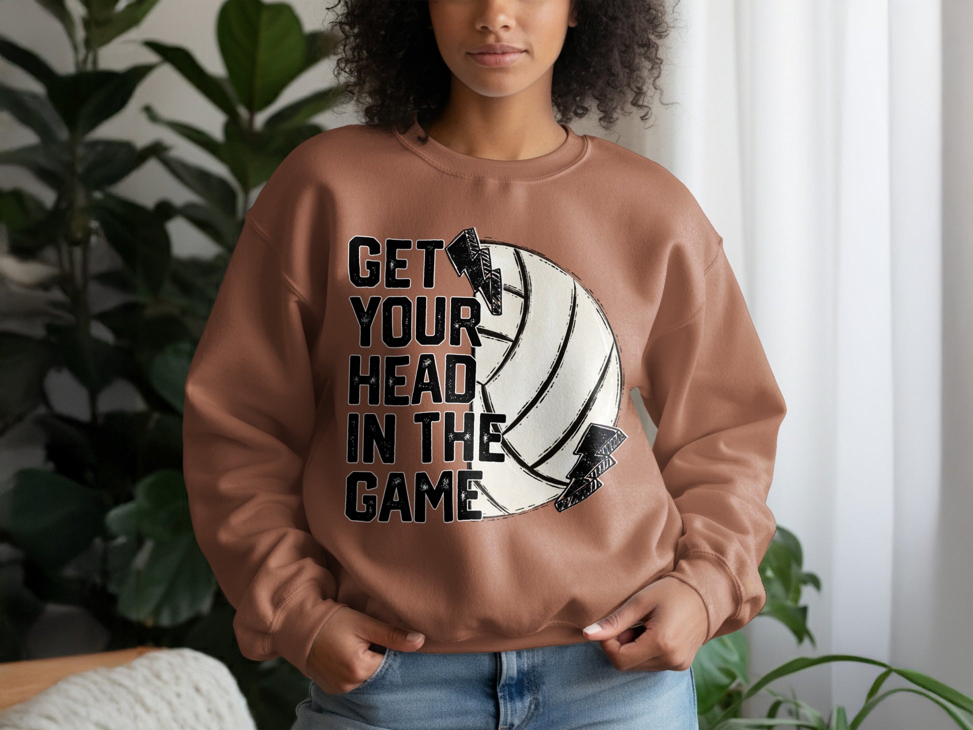 Get Your Head In The Game Volleyball Sweatshirt