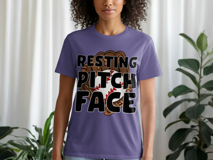 Resting Pitch Face Graphic Tee with Unique Design
