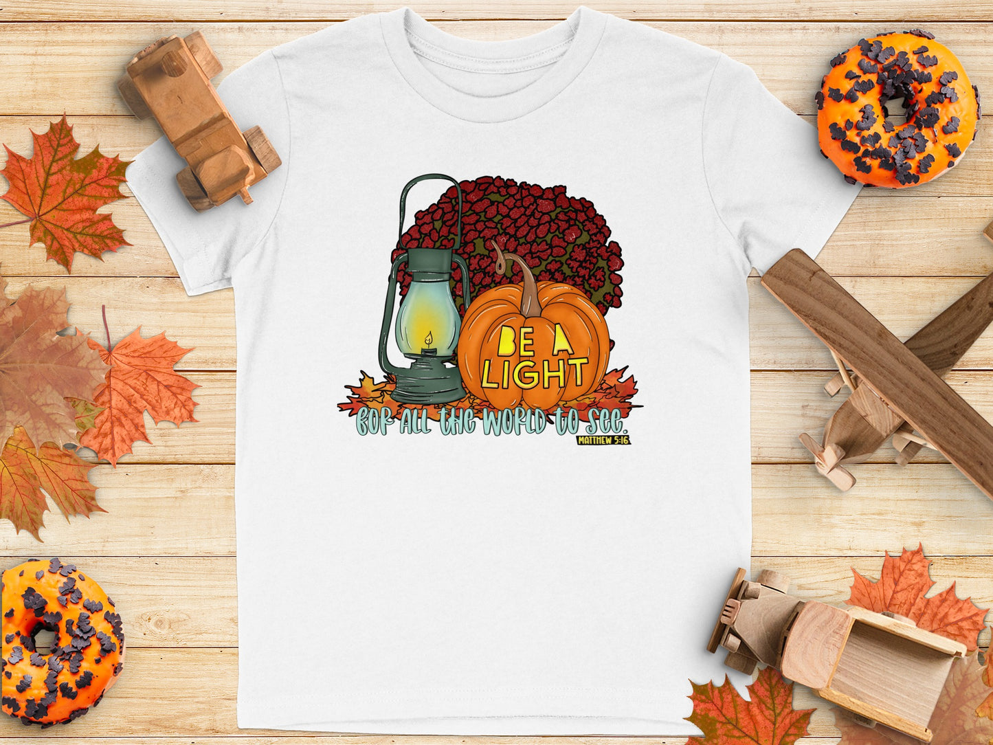 Be a Light Inspire Positivity Autumn T-Shirt