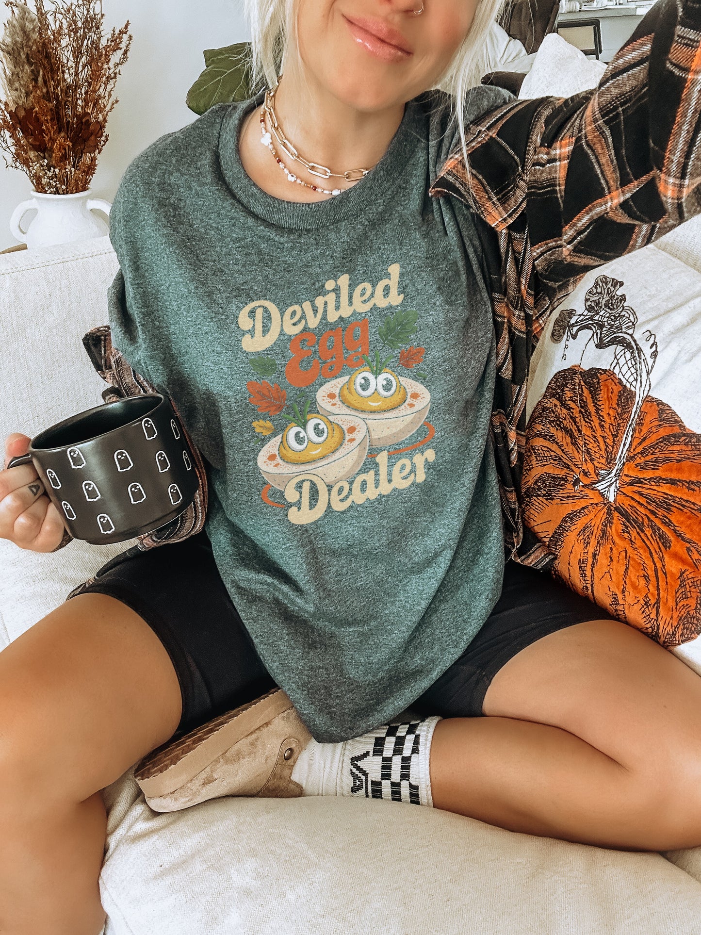 Deviled Egg Dealer Funny Graphic Unisex Sweatshirt