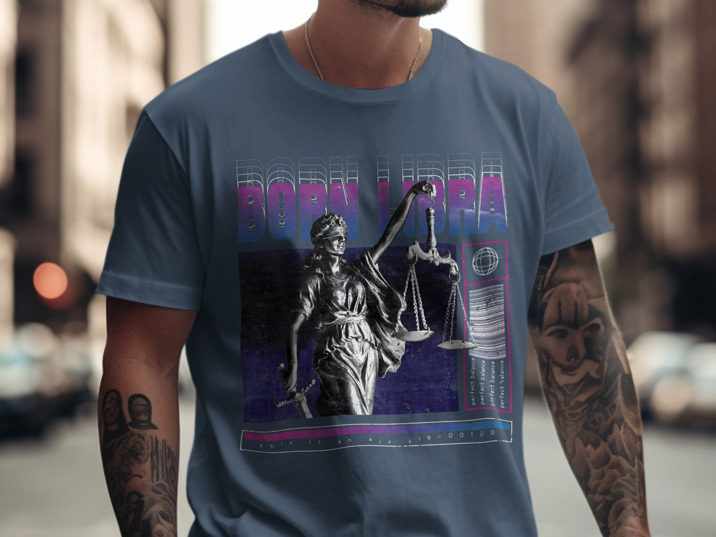 Born Libra Graphic Tee with Stylish Design