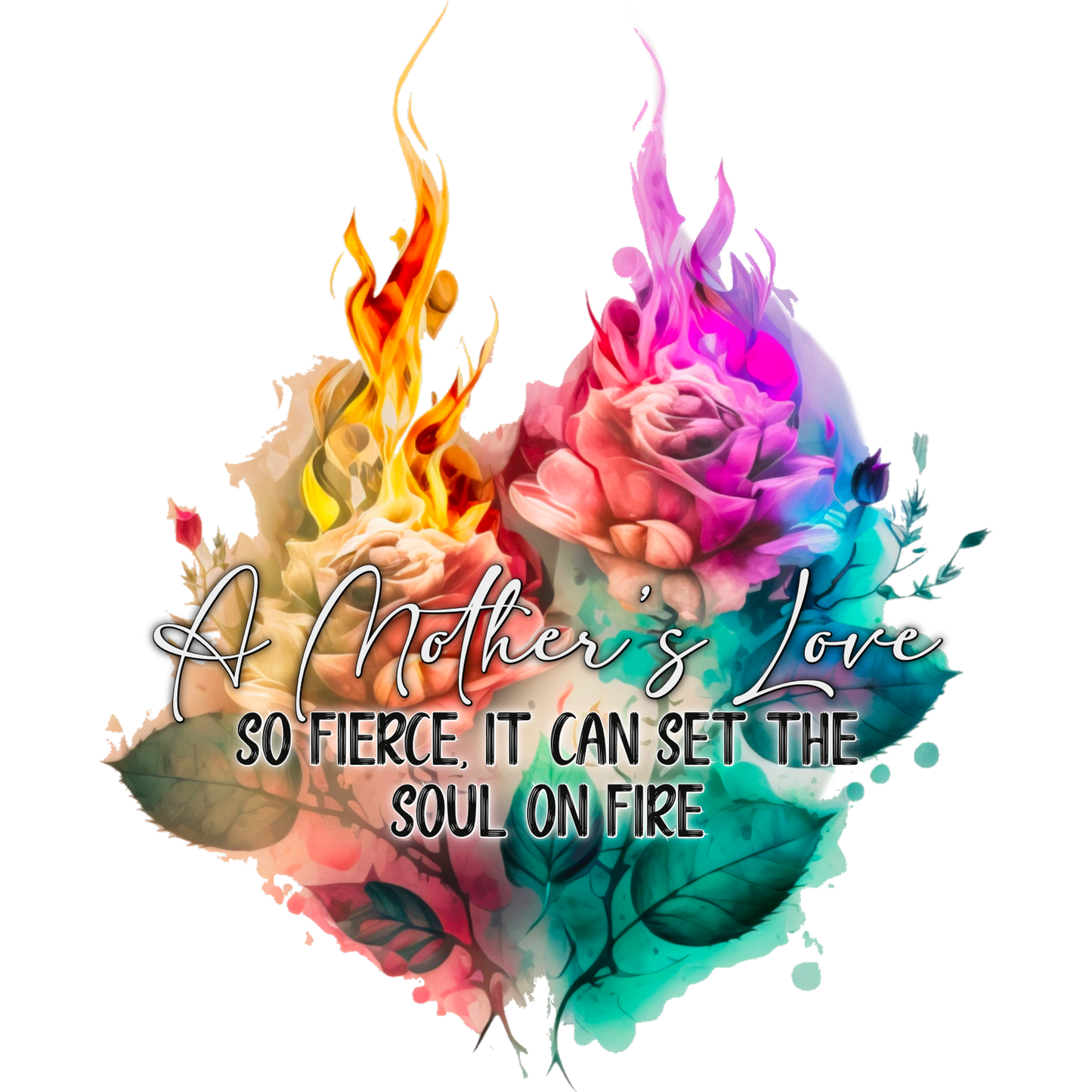 A Mother's Love Fierce Soul Fire Printed Artwork
