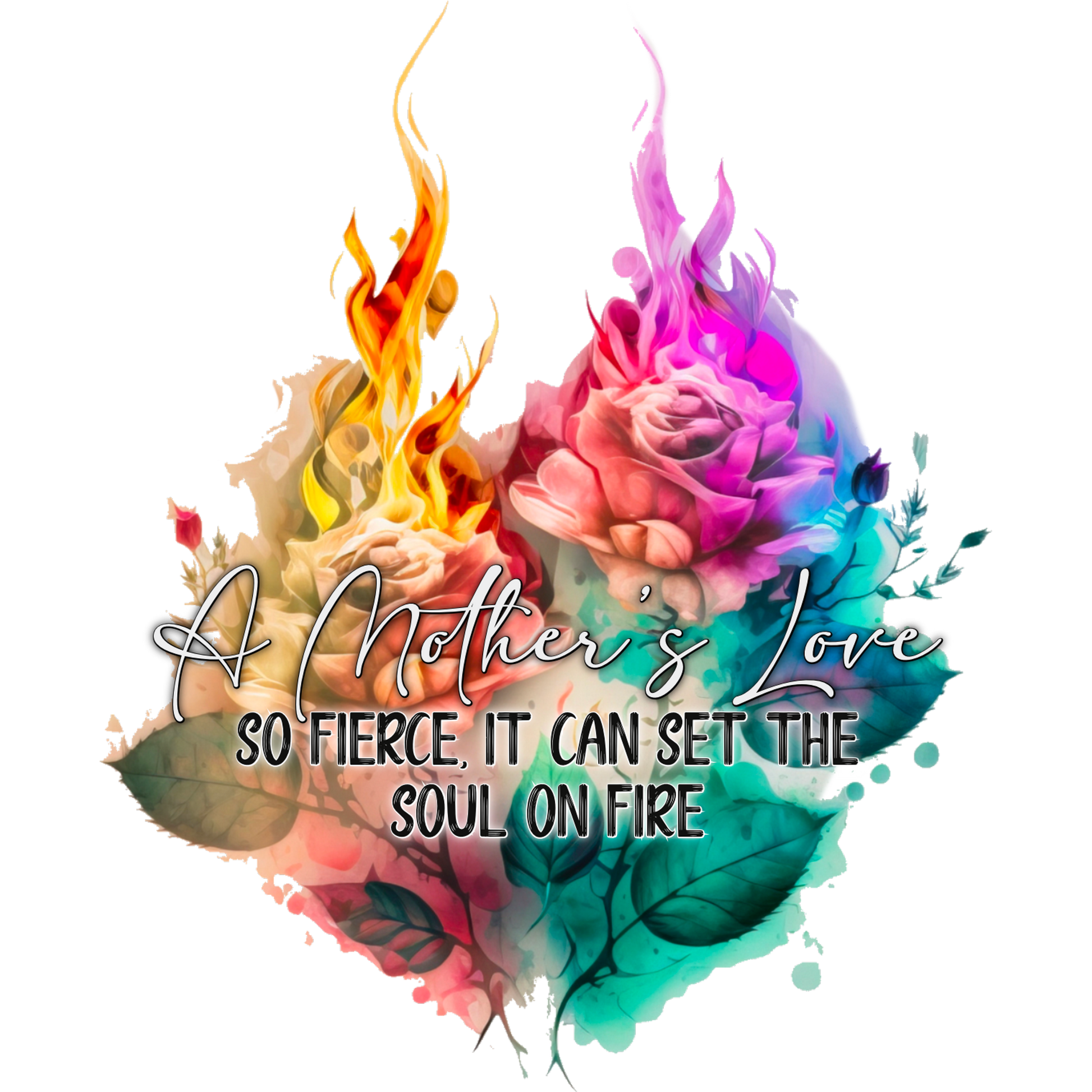 A Mother's Love Fierce Soul Fire Printed Artwork
