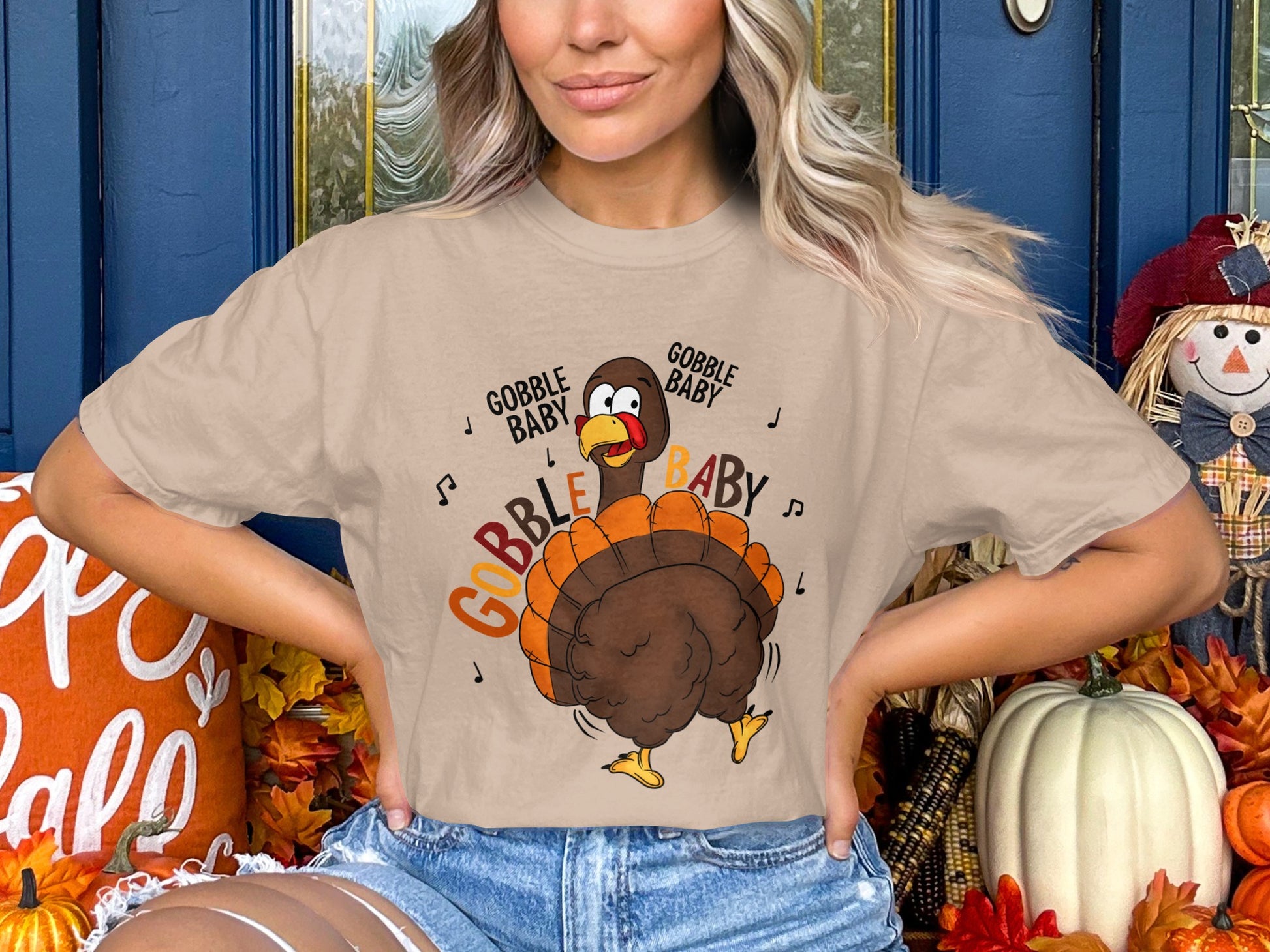 Gobble Baby Gobble Baby Adorable Graphic Shirt