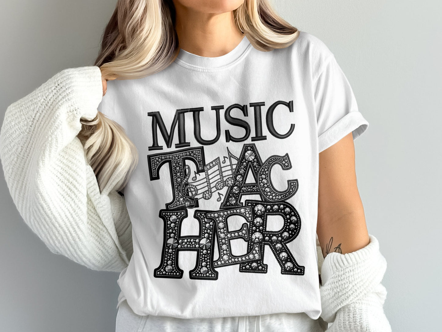 Stylish Music Teacher Graphic T-Shirt for Casual Wear