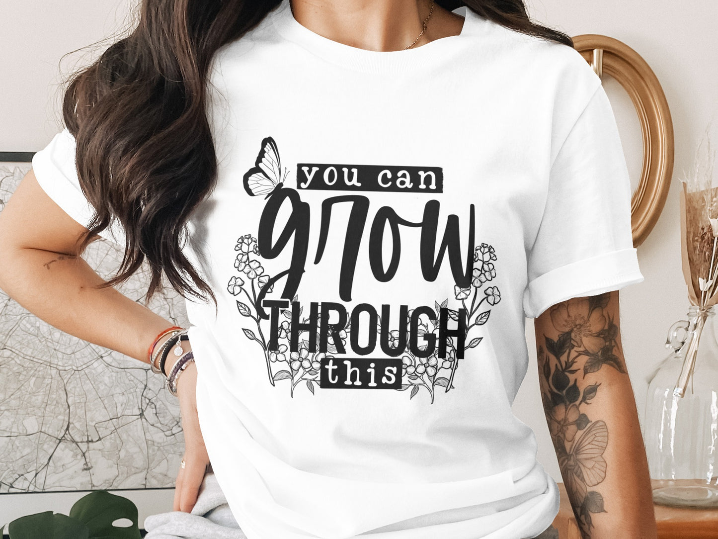 You Can Grow Through This Inspirational T-shirt