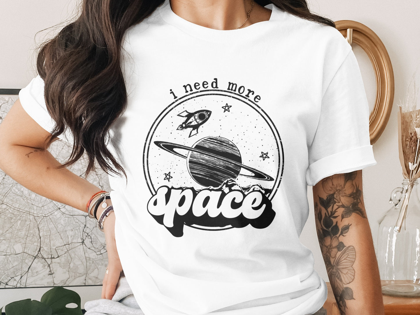 I Need More Space Graphic Tee For Outer Space Lovers