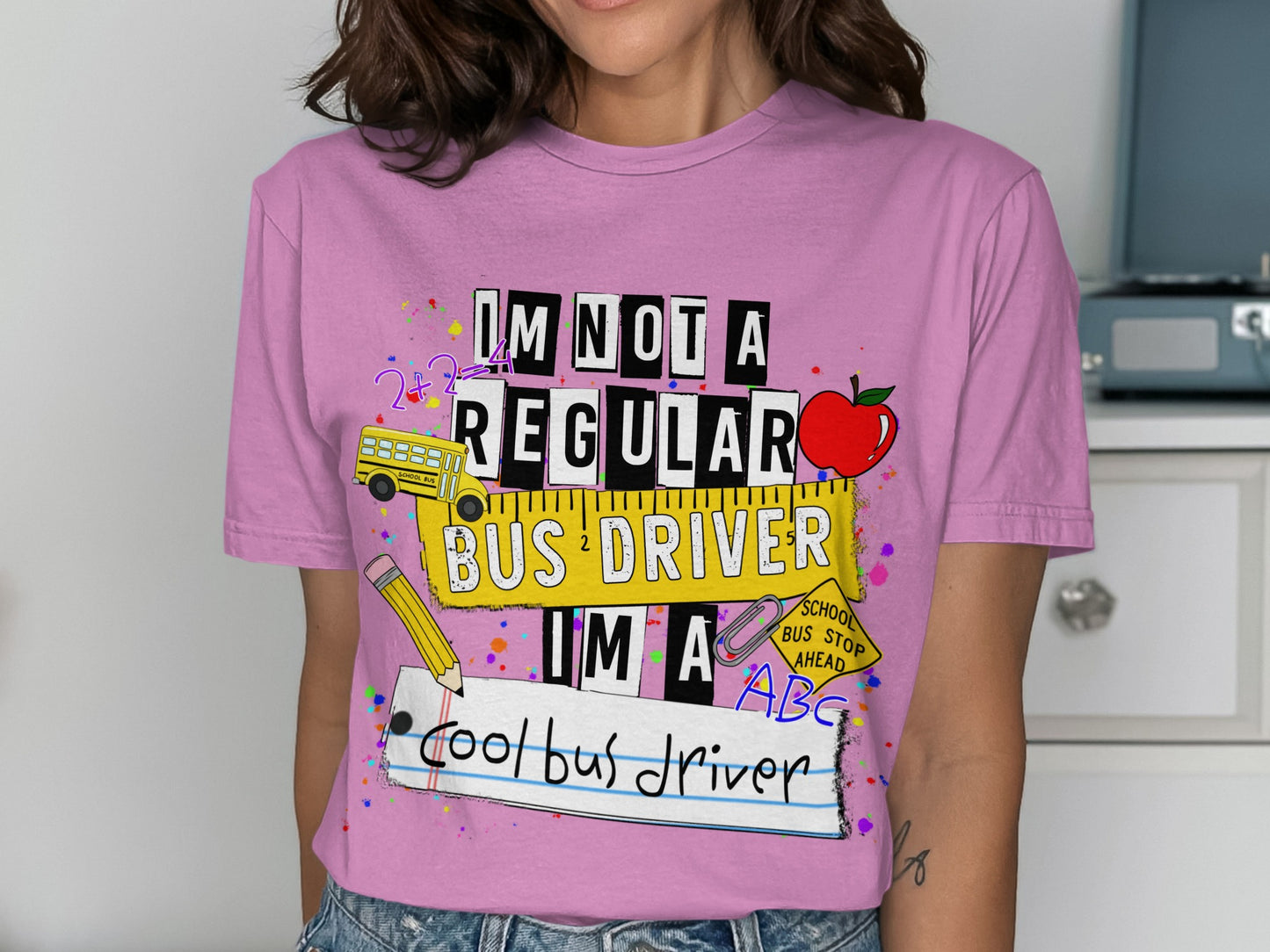 I'm Not A Regular Bus Driver I'm A Cool Bus Driver Shirt