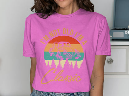 I'm Not Old I'm A Classic Retro Car Graphic Tee