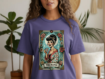 The Mama Retro Style Graphic T-shirt