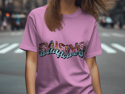 Raising Wild Flowers Graphic Tee Shirt Product