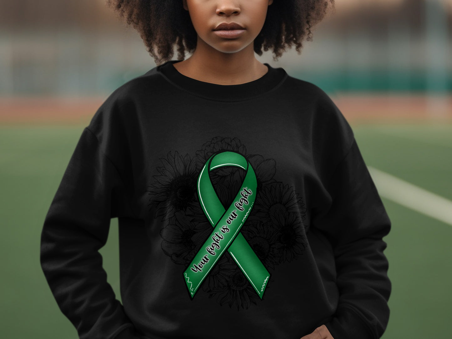 Your Fight is Our Fight Ribbon Sweatshirt