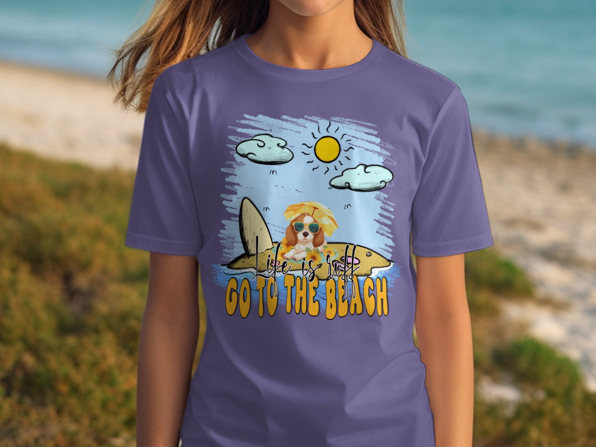 Life is Short Go to the Beach T-Shirt Product