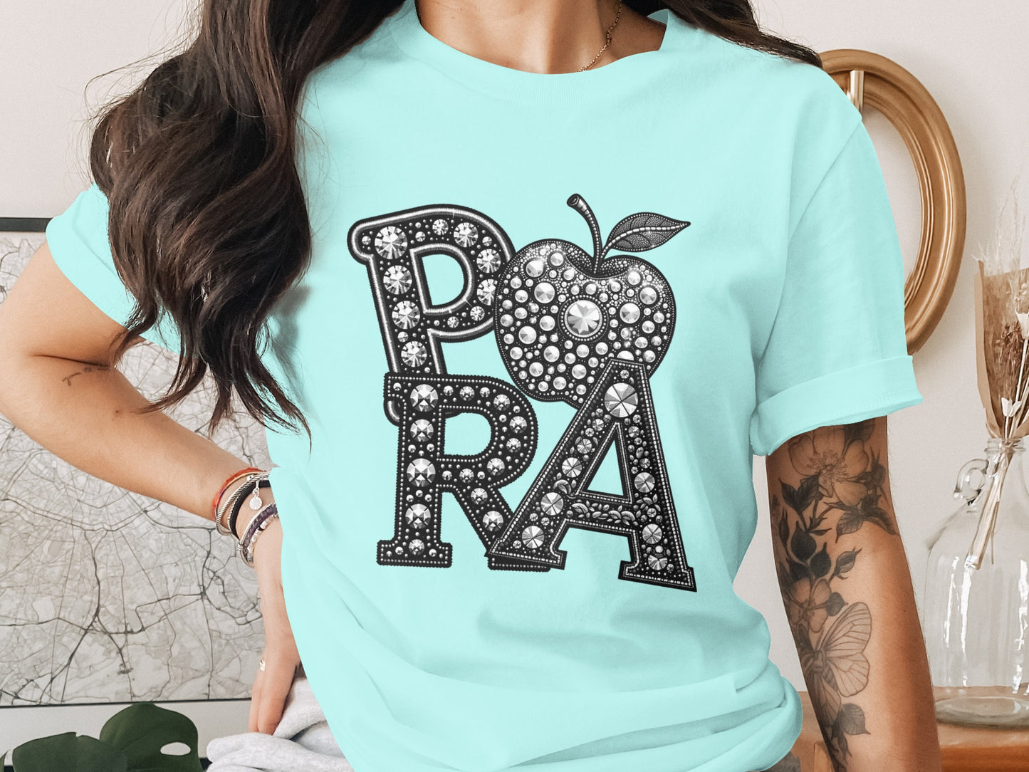 Trendy POA ARA Graphic Design Tee Shirt