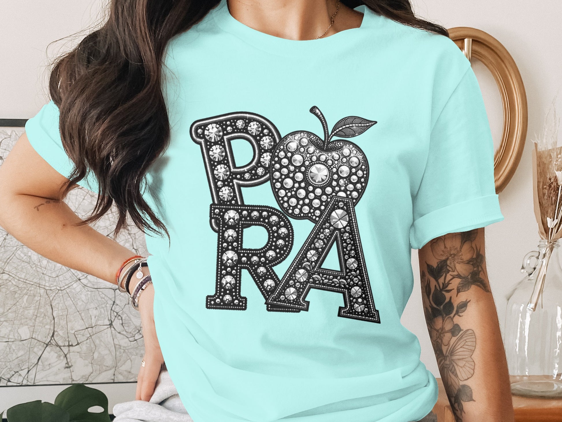 Trendy POA ARA Graphic Design Tee Shirt