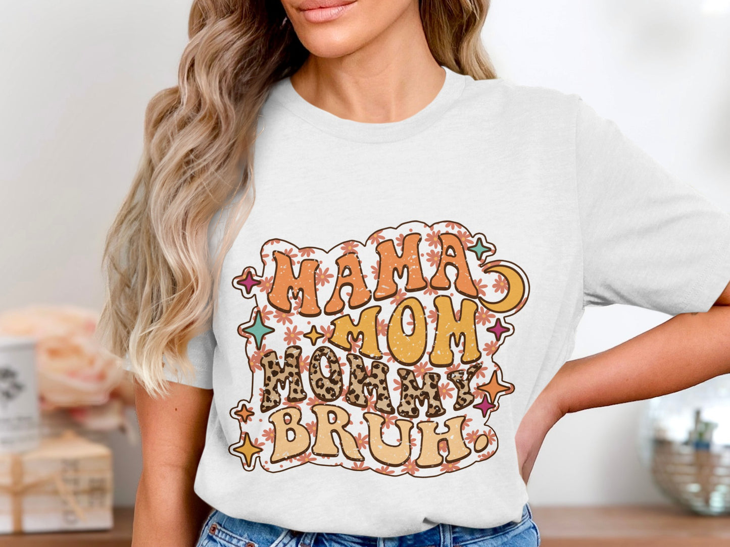 Mama Mom Mommy Bruh Graphic Tee