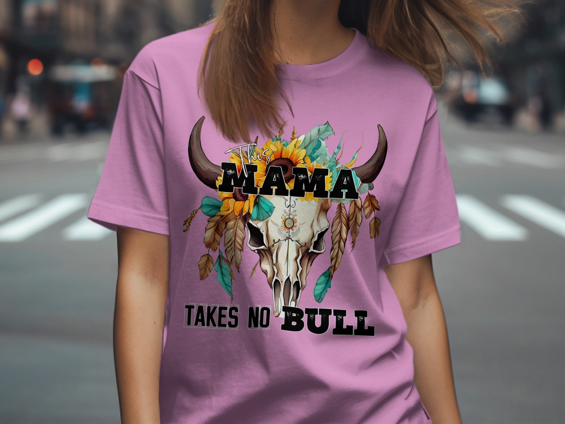 Tired Mama Takes No Bull Graphic Tee