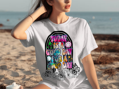Vibrant Positive Message Graphic Tee product