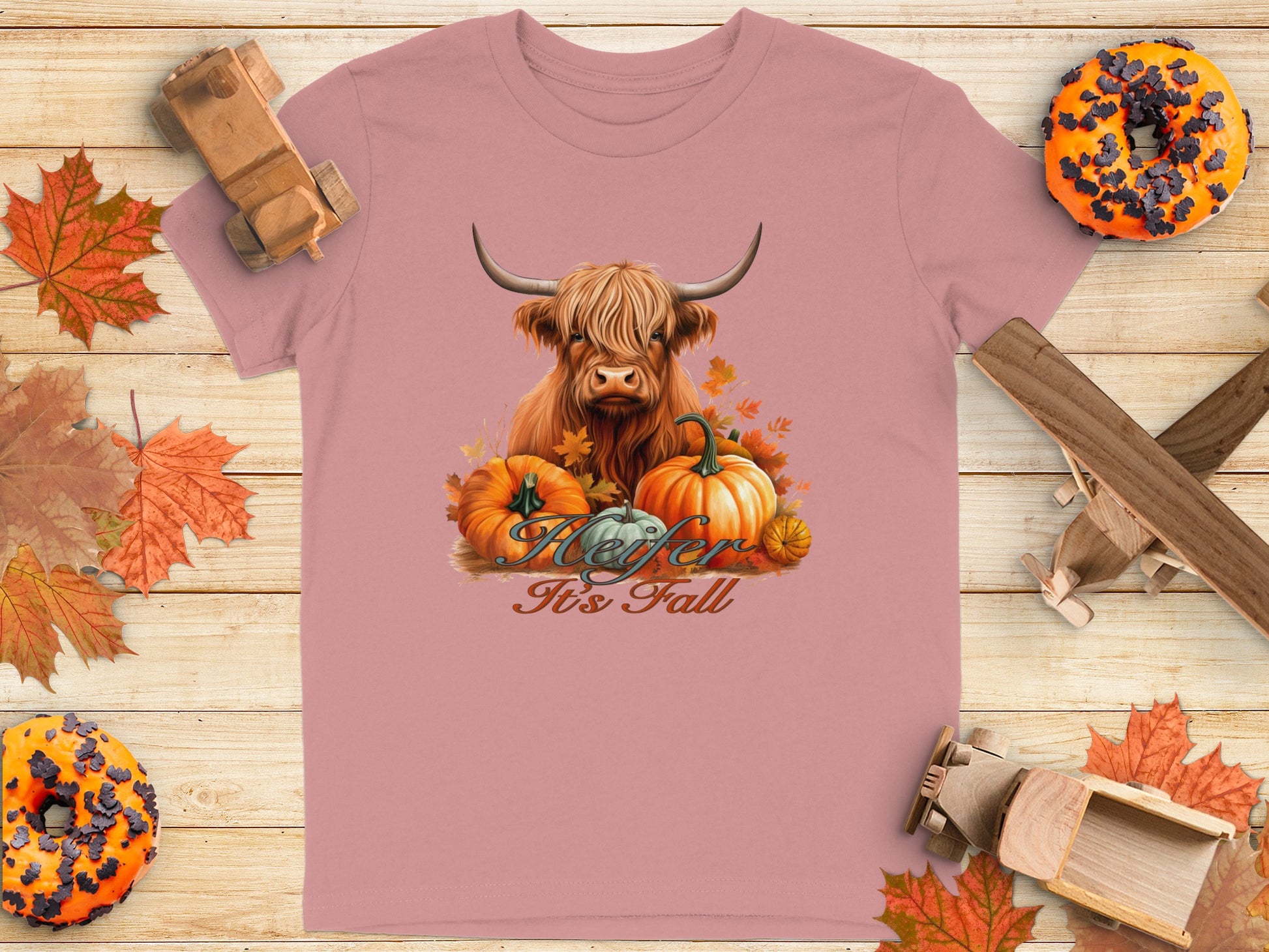 “Heifer It's Fall Graphic T-Shirt for Autumn Lovers”