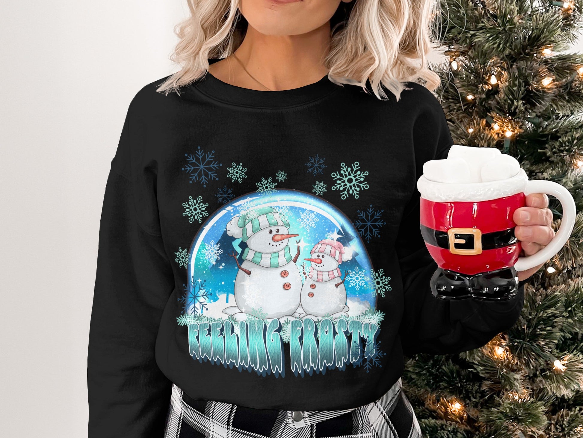 Freezing Frosty Snowmen Sweatshirt for Winter