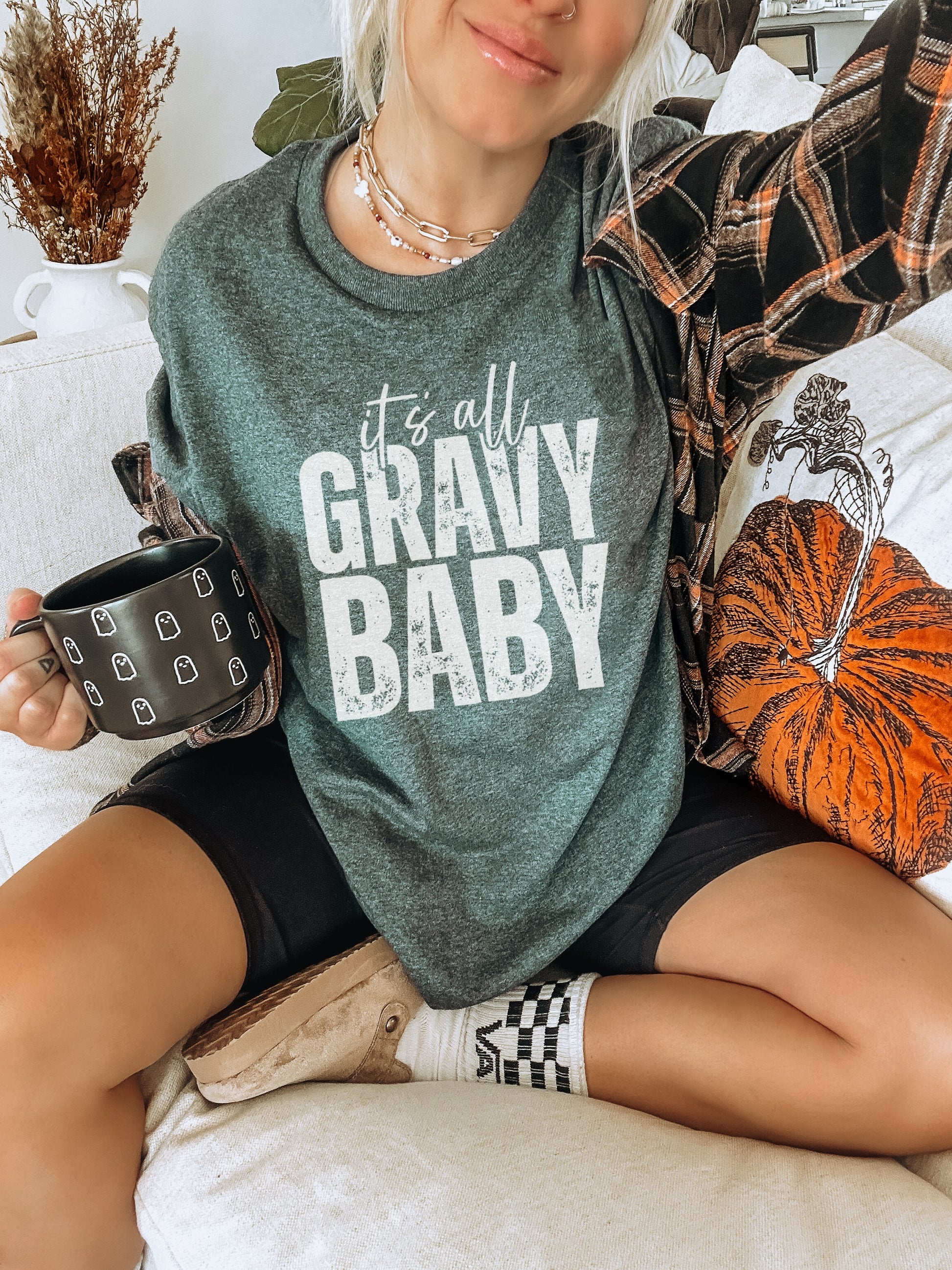 Stylish It's All Gravy Baby Graphic Shirt