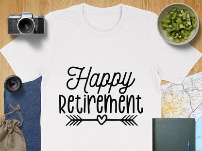 Happy Retirement Graphic Tee for Memorable Moments
