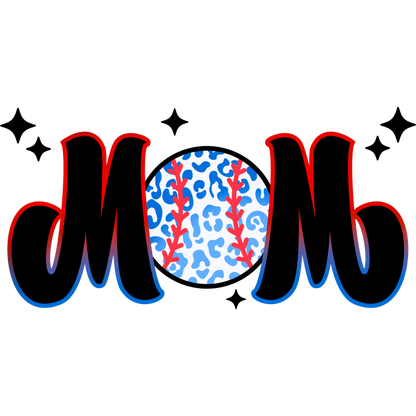 Baseball Mom Leopard Print Design Sports Gift