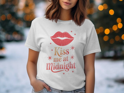 Kiss Me at Midnight Cute Graphic Tee product