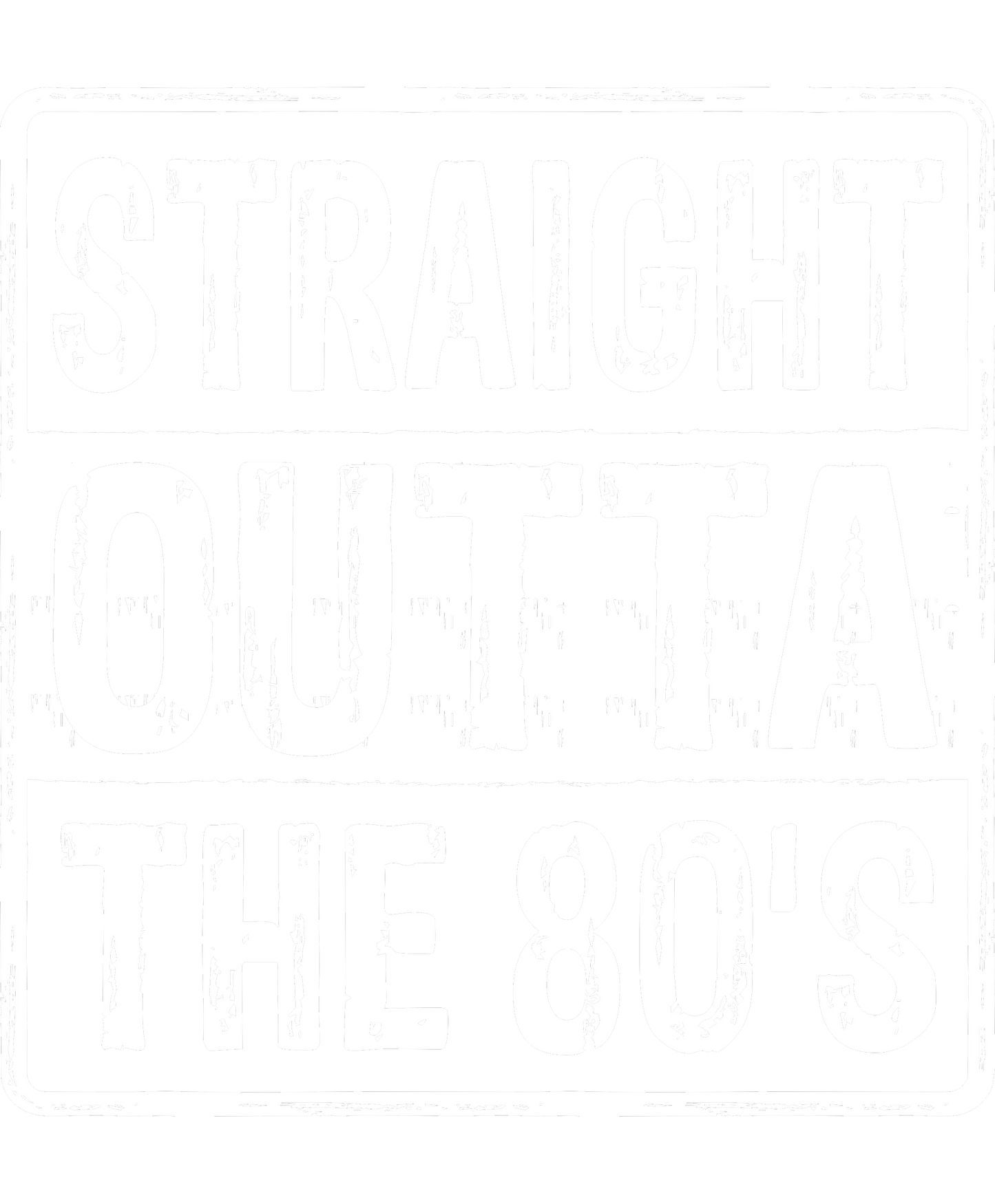 Straight Outta The 80's Graphic Design product