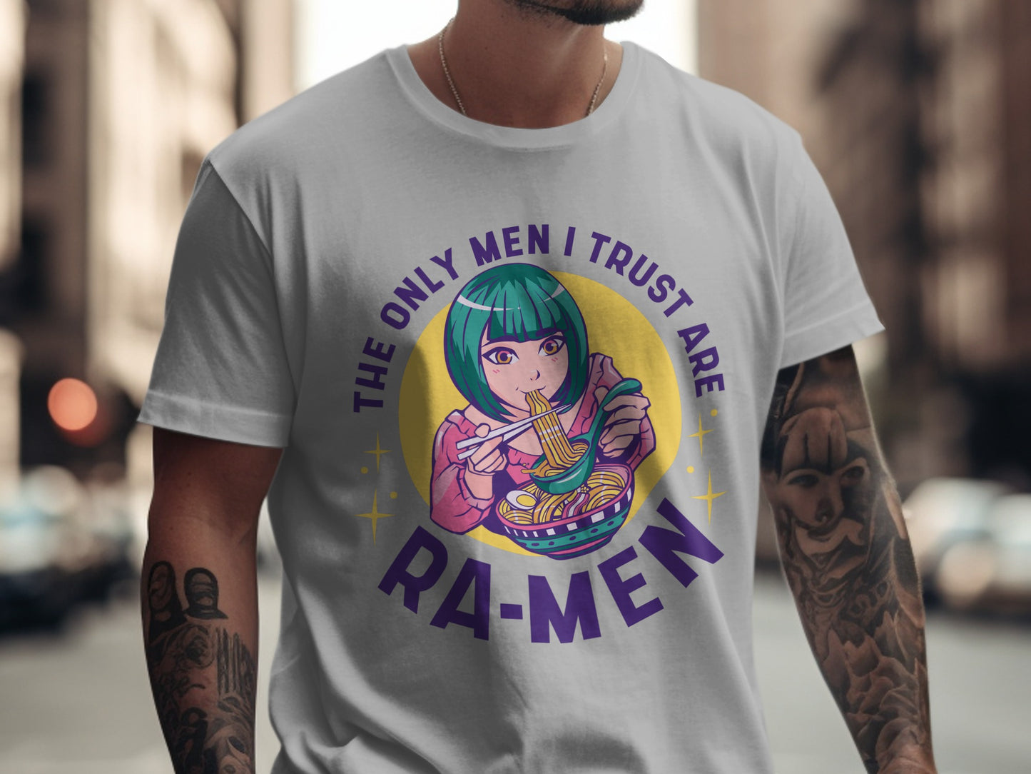 The Only Men I Trust Are Ramen Graphic Tee