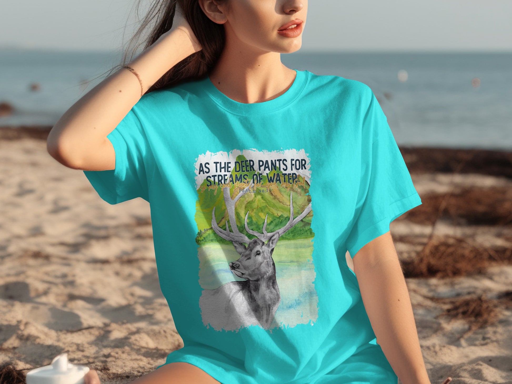 As The Deer Pants For Streams of Water T-shirt