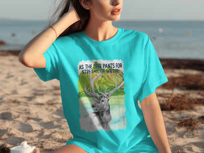 As The Deer Pants For Streams of Water T-shirt