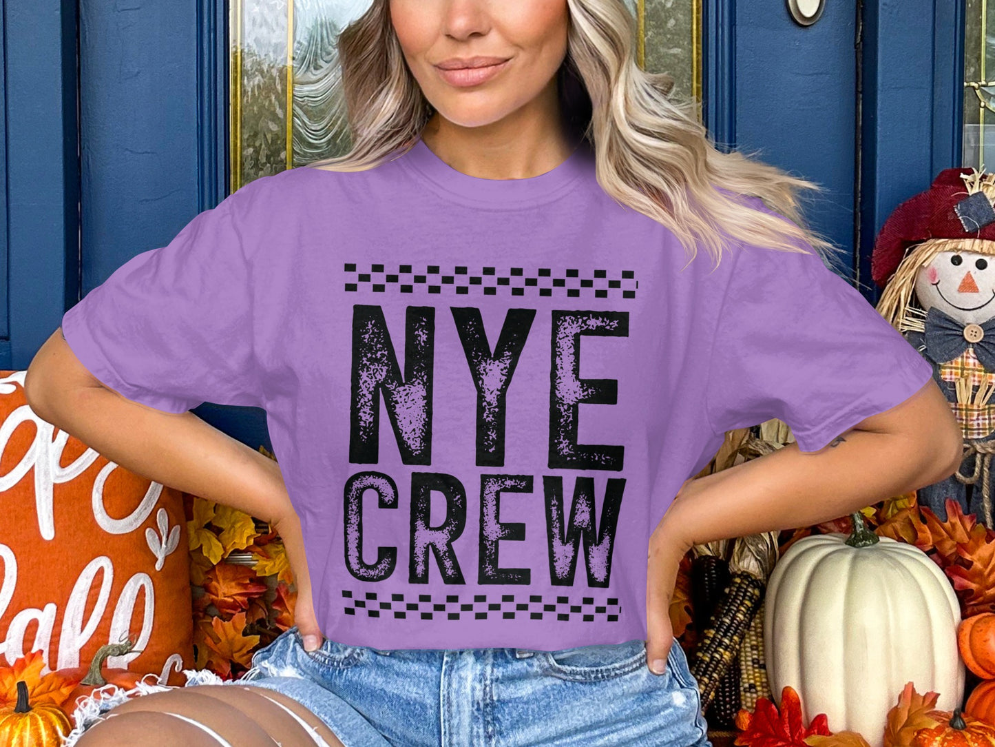 Festive NYE Crew Graphic Tee for Celebrations