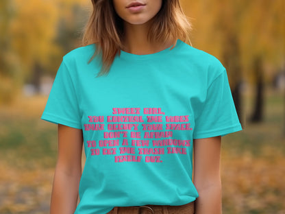 Inspirational Graphic T-shirt with Empowering Message