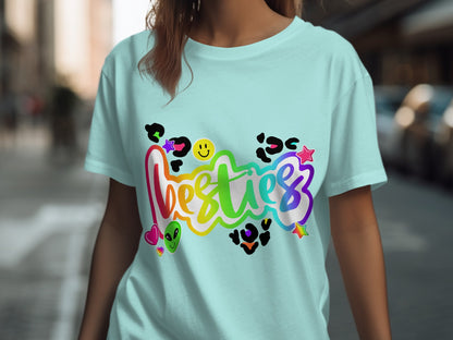 Colorful Besties 93 Graphic Tee