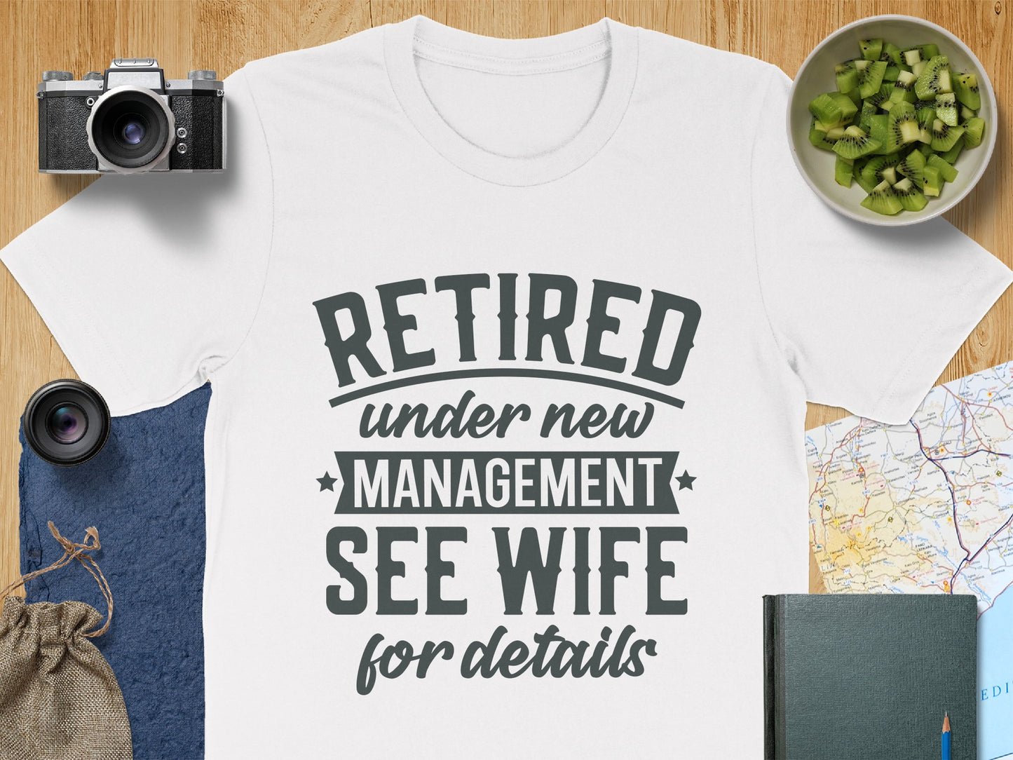 Retired Under New Management See Wife For Details product