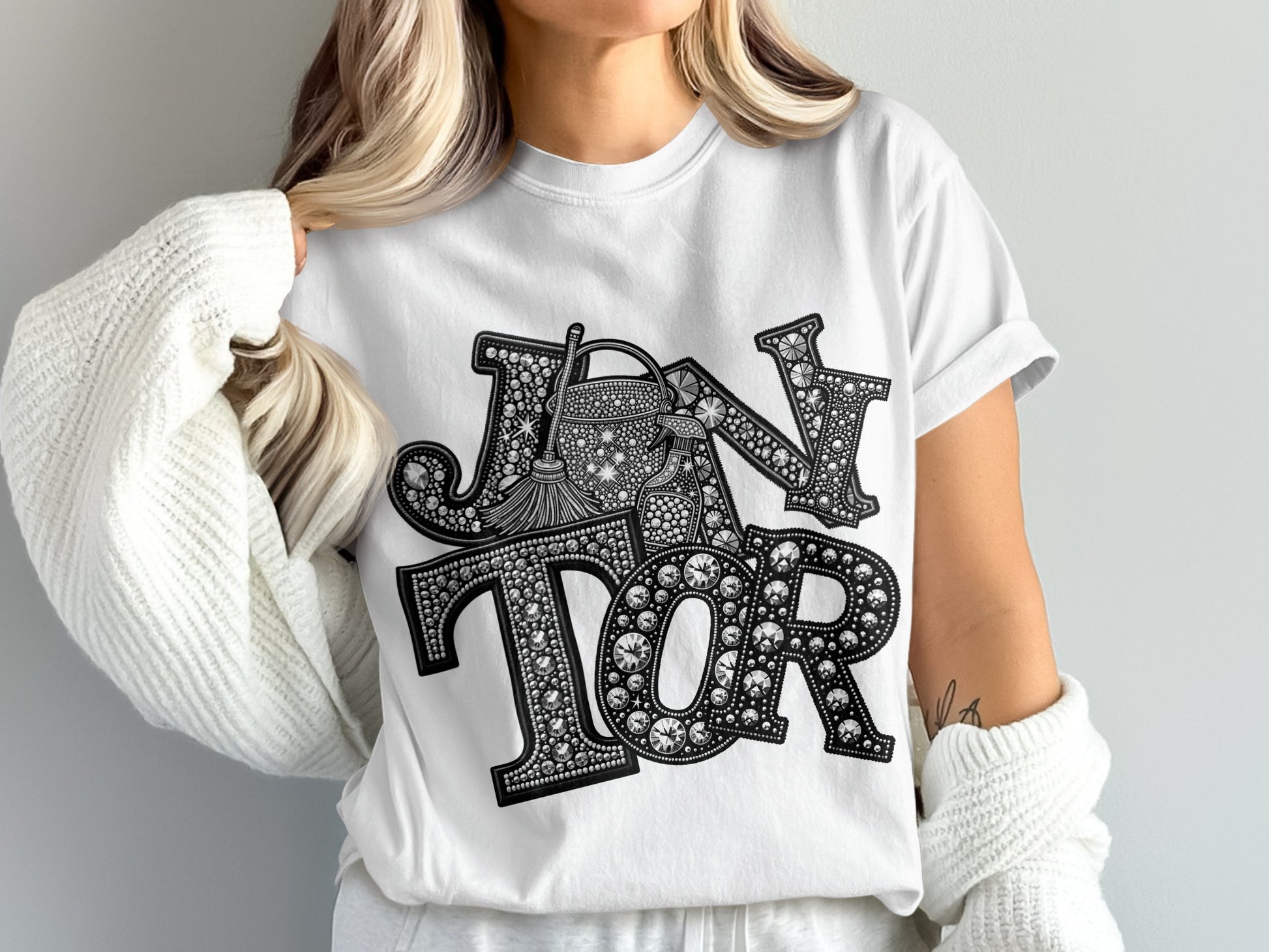 Fun Graphic Janitor Shirt for Casual Wear