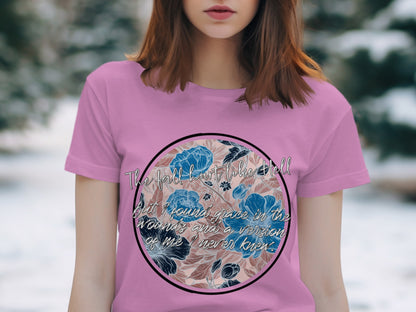 The fall into the well graphic women's t-shirt