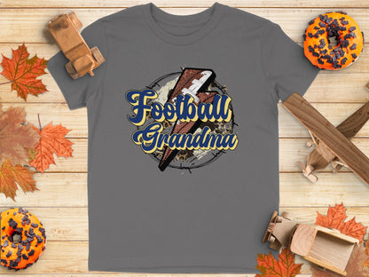 Football Grandma Graphic T-Shirt for Grandma Product
