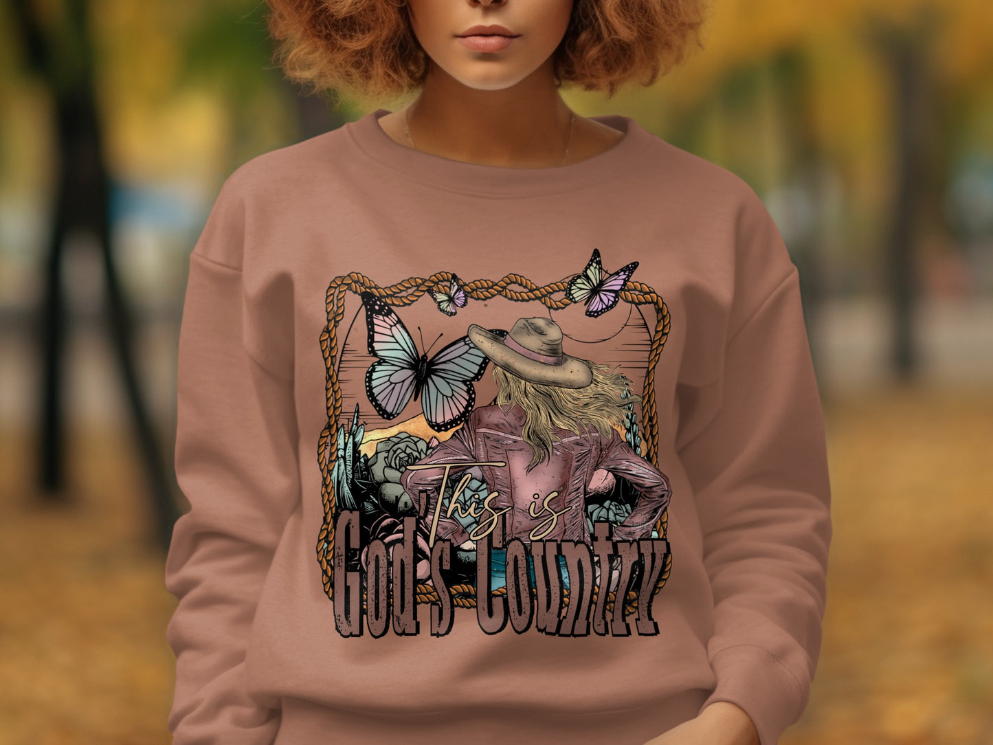 This is God's Country Sweatshirt Apparel