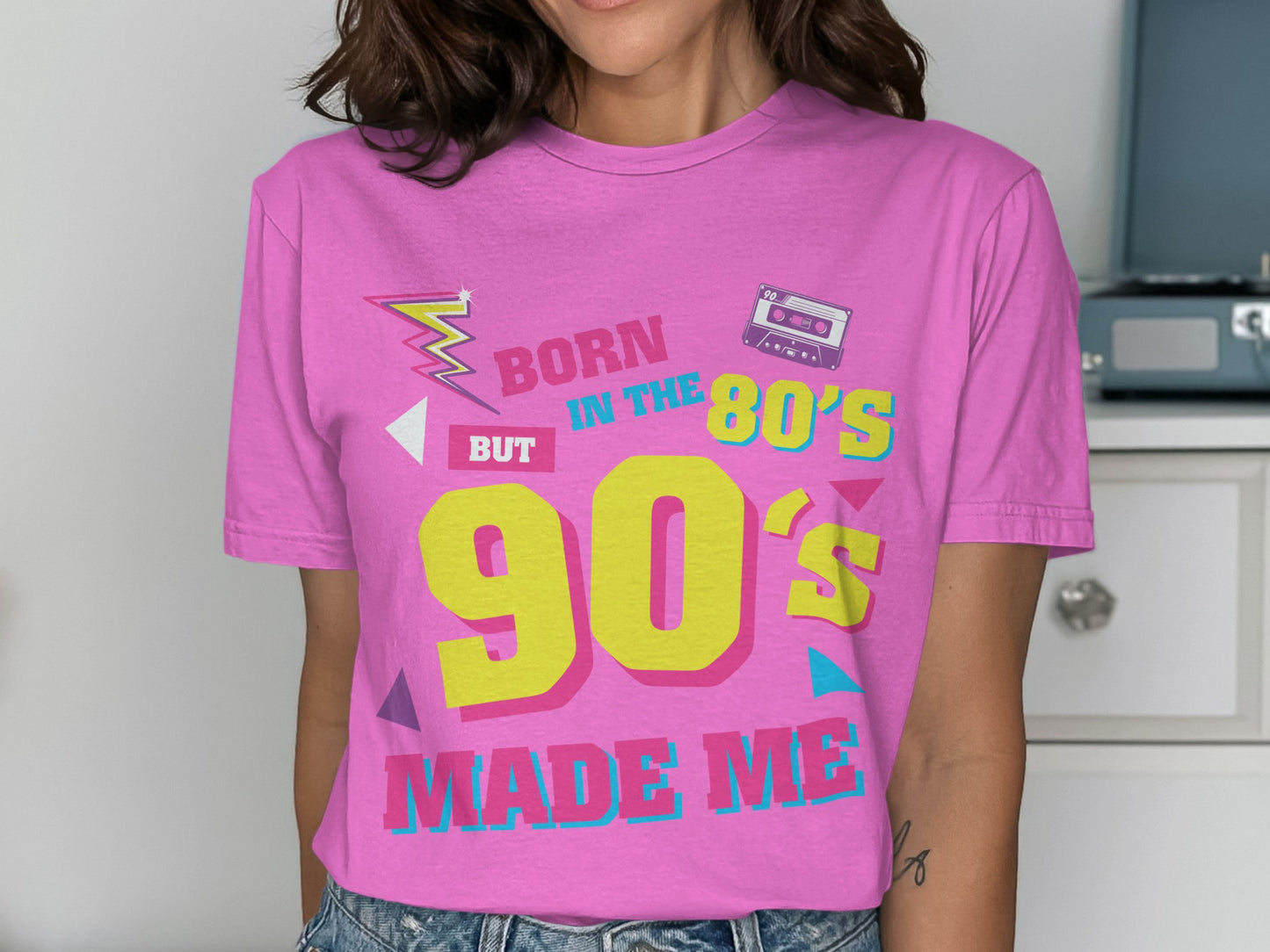 Born in the 80's 90's Made Me Graphic Tee