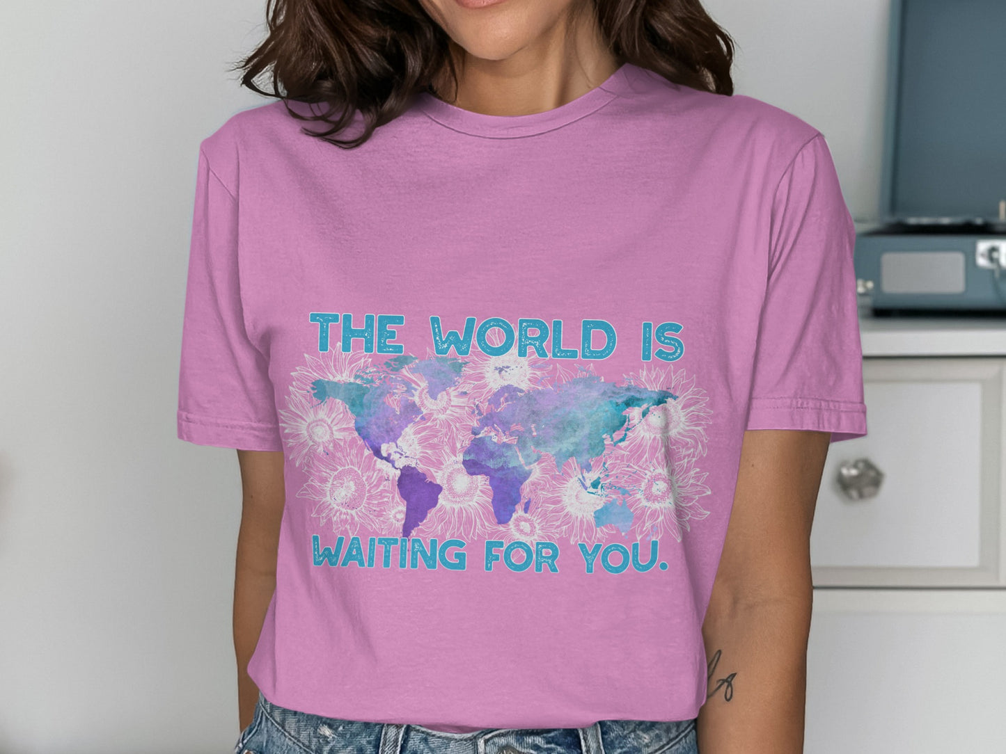 The World is Waiting for You Inspirational Shirt
